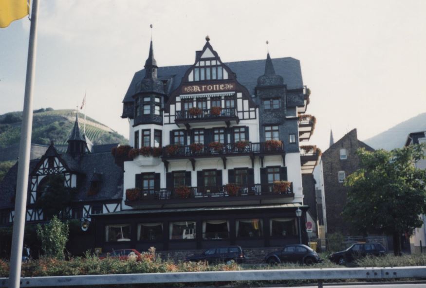Honeymoon Dinner Near Hotel Krone, Assmannshausen Germany