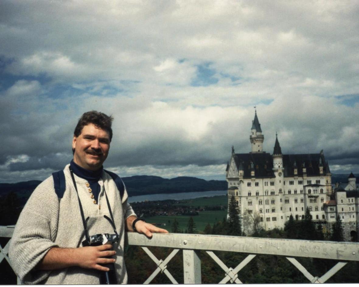 Steve at Neuschwanstein Castle Germany