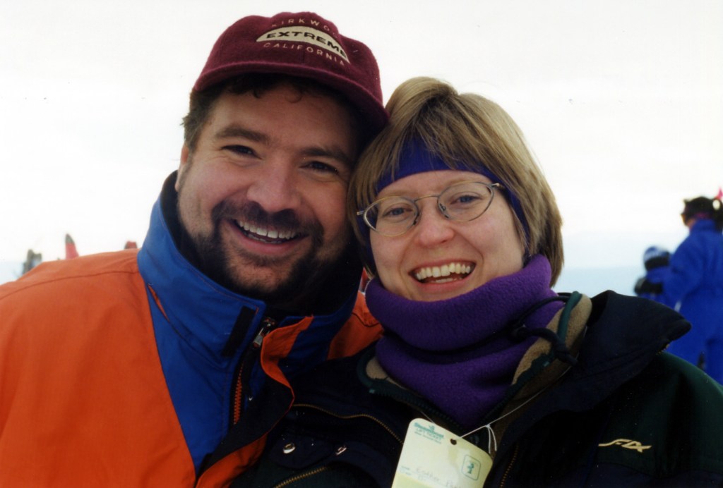 Esther and Steve Skiing Colorado